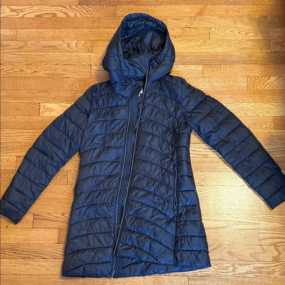 GAP Women's Dark Blue Puffer Coat - Picture 1 of 3